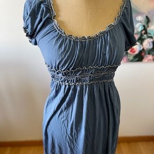 Ruffled and off the shoulder sundress